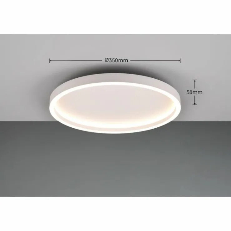 Luminaires Reality Éclairage Led|Plafonnier Reality Rotonda LED Blanc, 1 lumière