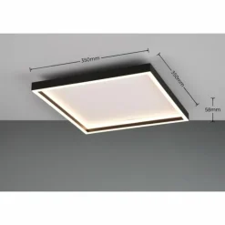 Luminaires Reality Éclairage Led|Plafonnier Reality Rotonda LED Noir, 1 lumière