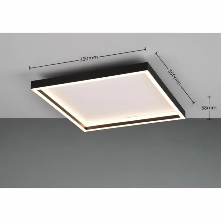 Luminaires Reality Éclairage Led|Plafonnier Reality Rotonda LED Noir, 1 lumière