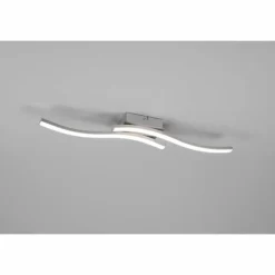 Luminaires Reality Éclairage Led|Plafonnier Reality Route LED Nickel mat, 2 lumières