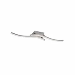 Luminaires Reality Éclairage Led|Plafonnier Reality Route LED Nickel mat, 2 lumières