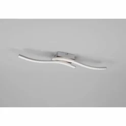 Luminaires Reality Éclairage Led|Plafonnier Reality Route LED Nickel mat, 2 lumières