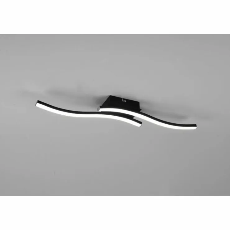 Luminaires Reality Éclairage Led|Plafonnier Reality Route LED Noir, 2 lumières