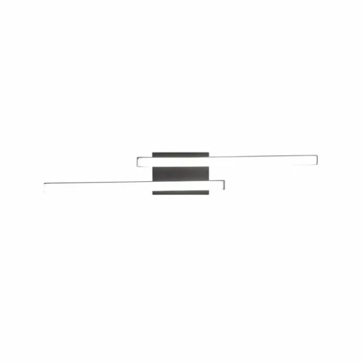 Luminaires Reality Éclairage Led|Plafonnier Reality Route LED Noir, 2 lumières