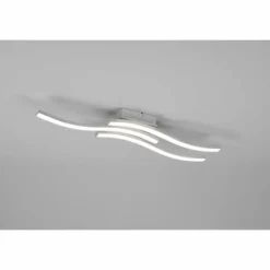Luminaires Reality Éclairage Led|Plafonnier Reality Route LED Nickel mat, 3 lumières