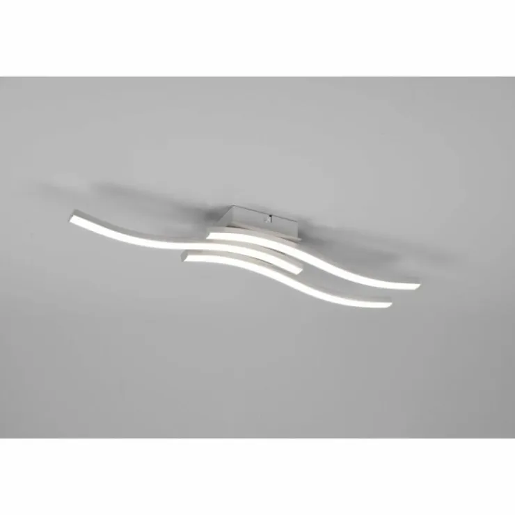 Luminaires Reality Éclairage Led|Plafonnier Reality Route LED Nickel mat, 3 lumières