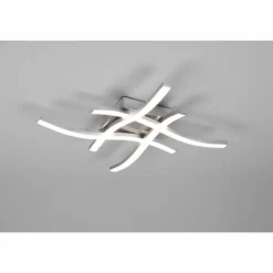 Luminaires Reality Éclairage Led|Plafonnier Reality Route LED Nickel mat, 4 lumières