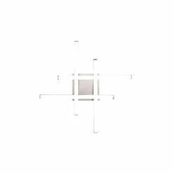 Luminaires Reality Éclairage Led|Plafonnier Reality Route LED Nickel mat, 4 lumières