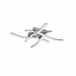 Luminaires Reality Éclairage Led|Plafonnier Reality Route LED Nickel mat, 4 lumières