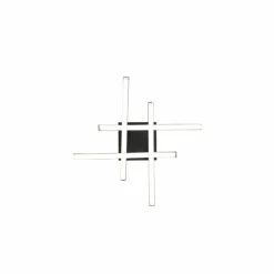 Luminaires Reality Éclairage Led|Plafonnier Reality Route LED Noir, 4 lumières