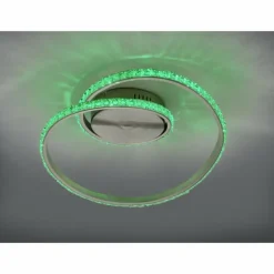 Luminaires Reality Éclairage Led|Plafonnier Reality Rubin LED Aluminium, 1 lumière, Télécommandes, Changeur de couleurs
