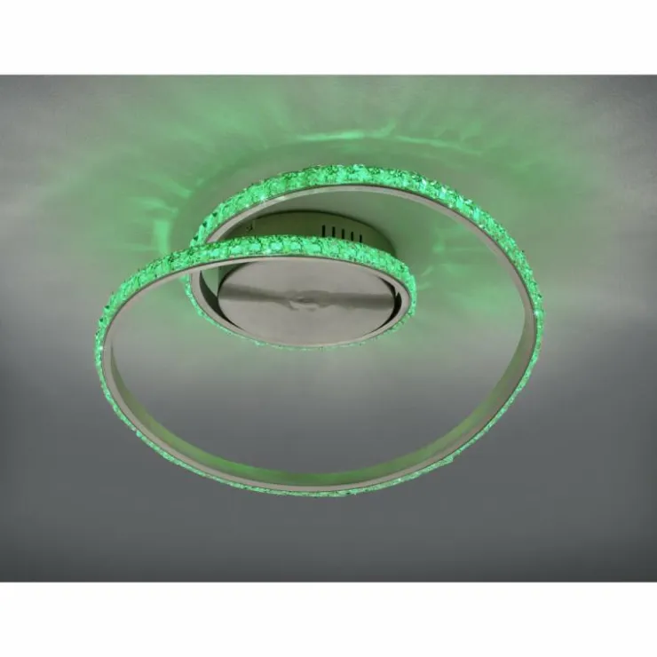 Luminaires Reality Éclairage Led|Plafonnier Reality Rubin LED Aluminium, 1 lumière, Télécommandes, Changeur de couleurs
