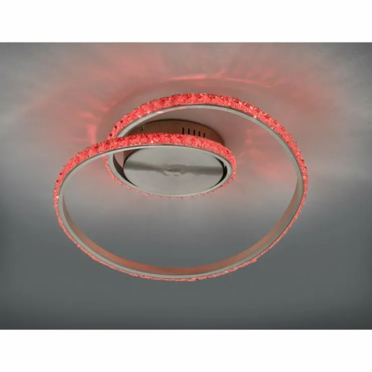 Luminaires Reality Éclairage Led|Plafonnier Reality Rubin LED Aluminium, 1 lumière, Télécommandes, Changeur de couleurs