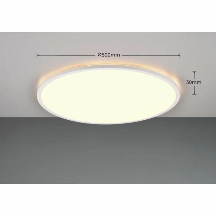 Luminaires Reality Éclairage Led|Plafonnier Reality SCOTT LED Blanc, 1 lumière, Télécommandes