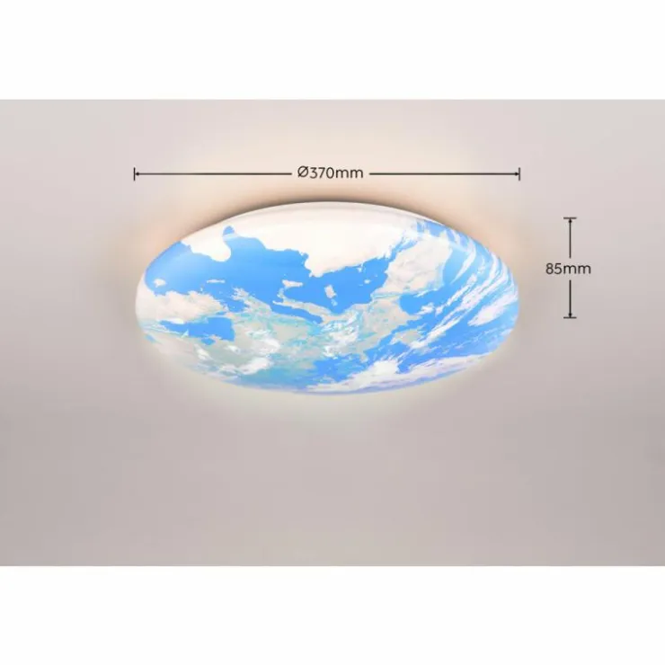 Luminaires Reality Éclairage Led|Plafonnier Reality TERRA LED Blanc, 1 lumière