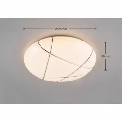 Luminaires Reality Éclairage Led|Plafonnier Reality Tibor LED Blanc, 1 lumière, Télécommandes
