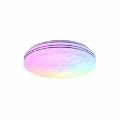 Luminaires Reality Éclairage Led|Plafonnier Reality Tiger LED Blanc, 1 lumière, Télécommandes, Changeur de couleurs