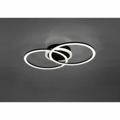 Luminaires Reality Éclairage Led|Plafonnier Reality Venida LED Noir, 1 lumière