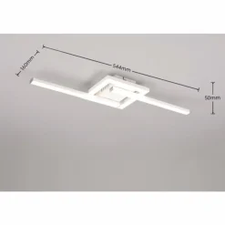 Luminaires Reality Éclairage Led|Plafonnier Reality VIALE LED Blanc, 1 lumière