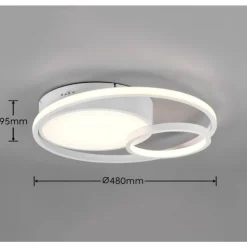 Luminaires Reality Éclairage Led|Plafonnier Reality Vuelta LED Blanc, 1 lumière