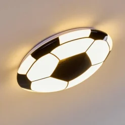 hofstein Éclairage Led|Plafonnier Sakka LED Noir, Blanc, 1 lumière