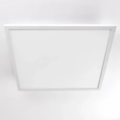 Plafonnier Salmi LED Blanc, 1 lumière, Télécommandes, Changeur de couleurs