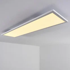 Plafonnier Salmi LED Blanc, 1 lumière, Télécommandes, Changeur de couleurs