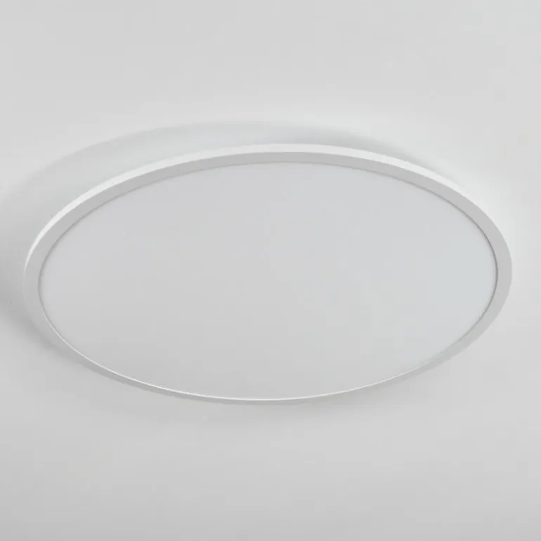 Plafonnier Sani LED Blanc, 1 lumière, Télécommandes, Changeur de couleurs