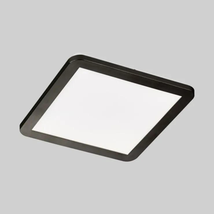 SCHÖNER WOHNEN-Kollektion Éclairage Led|Plafonnier Flat LED Noir, Blanc, 1 lumière