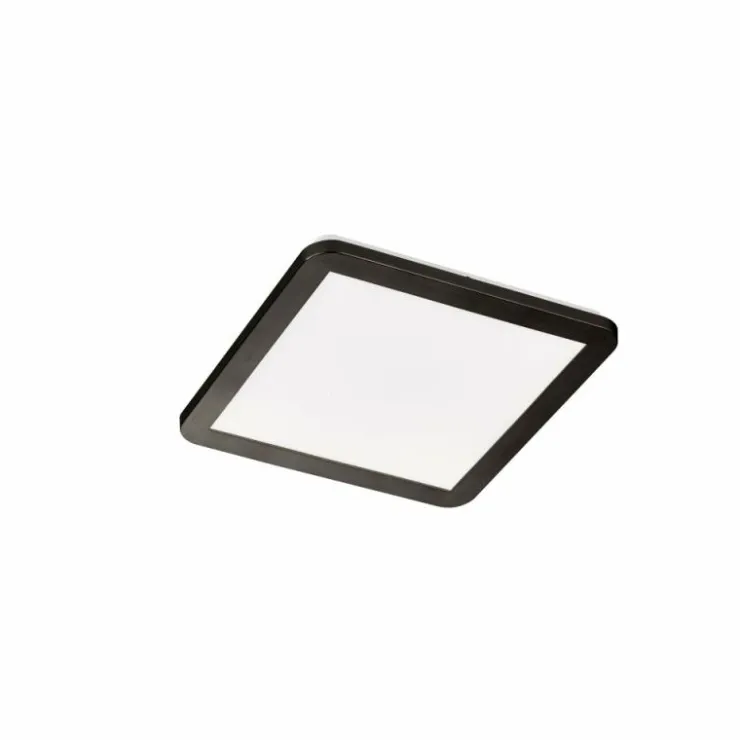 SCHÖNER WOHNEN-Kollektion Éclairage Led|Plafonnier Flat LED Noir, Blanc, 1 lumière