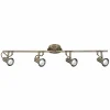 Luminaires Searchlight Spots Et Projecteurs|Plafonnier Searchlight EROS Laiton, 4 lumières