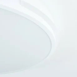 hofstein Éclairage Led|Plafonnier Seewen LED Blanc, 1 lumière, Télécommandes