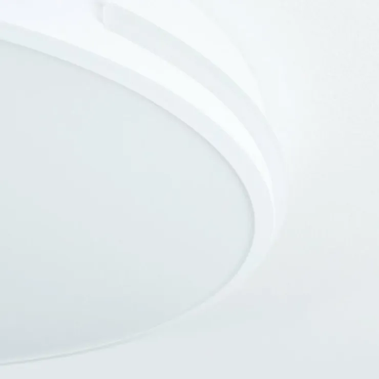 hofstein Éclairage Led|Plafonnier Seewen LED Blanc, 1 lumière, Télécommandes
