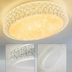 hofstein Éclairage Led|Plafonnier Soppero LED Blanc, 1 lumière