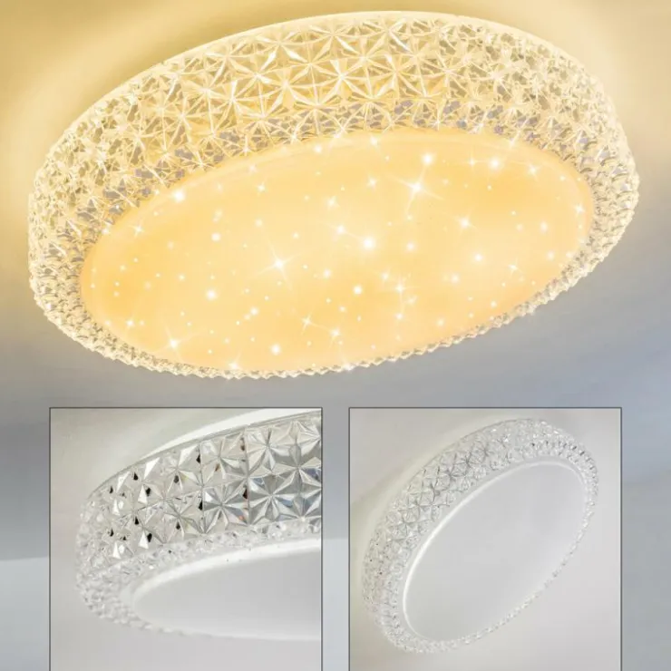 hofstein Éclairage Led|Plafonnier Soppero LED Blanc, 1 lumière