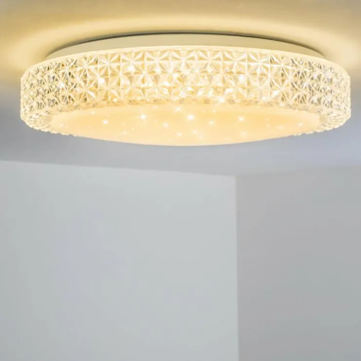 hofstein Éclairage Led|Plafonnier Soppero LED Blanc, 1 lumière