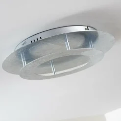 hofstein Éclairage Led|Plafonnier Springdale LED Argenté, 11 lumières