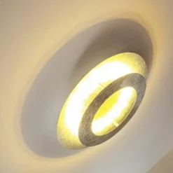 hofstein Éclairage Led|Plafonnier Springdale LED Argenté, 11 lumières