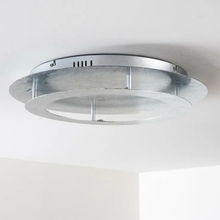 hofstein Éclairage Led|Plafonnier Springdale LED Argenté, 4 lumières