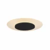 Luminaires Steinhauer Éclairage Led|Plafonnier Steinhauer Lido LED Noir, 1 lumière