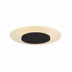 Luminaires Steinhauer Éclairage Led|Plafonnier Steinhauer Lido LED Noir, 1 lumière