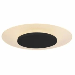 Luminaires Steinhauer Éclairage Led|Plafonnier Steinhauer Lido LED Noir, 1 lumière