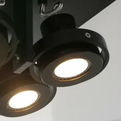 Luminaires Steinhauer Plafonniers|Plafonnier Steinhauer MEXLITE Noir, 4 lumières