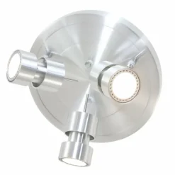 Luminaires Steinhauer Éclairage Led|Plafonnier Steinhauer Natasja LED Acier inoxydable, 3 lumières