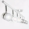 Luminaires Steinhauer Éclairage Led|Plafonnier Steinhauer Natasja LED Acier inoxydable, 6 lumières