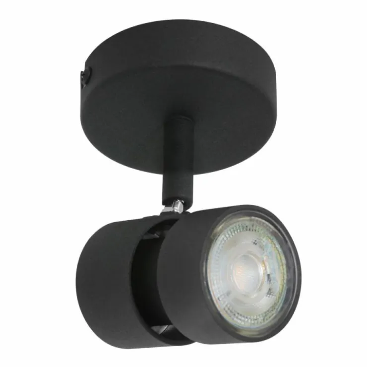 Luminaires Steinhauer Éclairage Led|Plafonnier Steinhauer Natasja LED Noir, 1 lumière