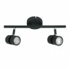 Luminaires Steinhauer Éclairage Led|Plafonnier Steinhauer Natasja LED Noir, 2 lumières