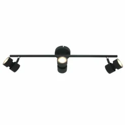 Luminaires Steinhauer Éclairage Led|Plafonnier Steinhauer Natasja LED Noir, 3 lumières