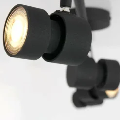 Luminaires Steinhauer Éclairage Led|Plafonnier Steinhauer Natasja LED Noir, 4 lumières
