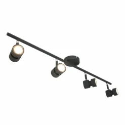 Luminaires Steinhauer Éclairage Led|Plafonnier Steinhauer Natasja LED Noir, 4 lumières